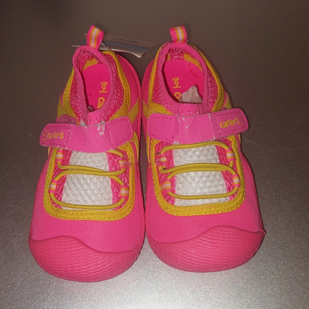 SWIM Water Shoes Carters Assaulg  Waterproof Pink/Yellow Sneakers